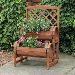 Kingfisher Double Barrel Planter
