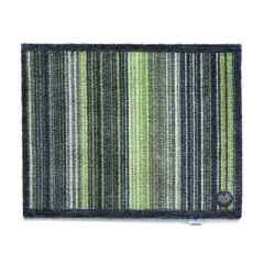 Hug Rug Indoor Doormat - Green Stripe - 65cm x 85cm