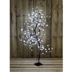 Kingfisher White Blossom LED Bonsai Tree - 150cm