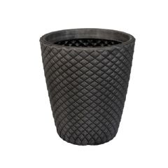 Strata Geometric Planter - Pewter
