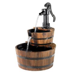 Ellister 2 Tier Wood Water Fountain