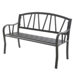 Ellister Odense 2 Seater Outdoor Bench - Anthracite