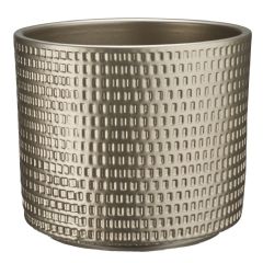 Ivyline Embossed Planter - Gold
