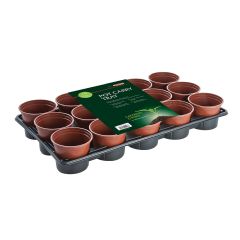 Bosmere Pot Carry Trays with 15 x 10.5cm Pots