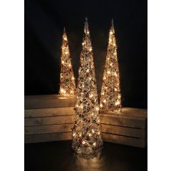 Kingfisher Pyramid Tree With Berries - 3 Pack