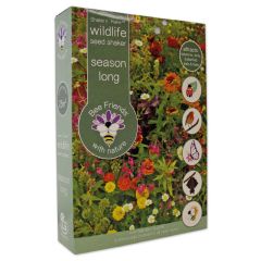 BEES Wildflower Seed Shaker Box - Season Long