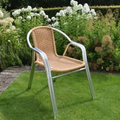 Greenfingers Kensington Stacking Chair - Caramel