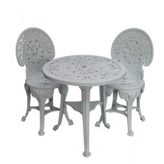 Ellister Evie 2 Seater Bistro Set - White