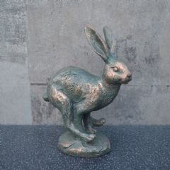 Candlelight Running Hare - 14cm