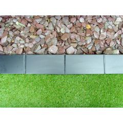 EasyEdge Artificial Grass Edging - Black - H5cm