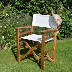 Ellister Alnwick Directors Chair - Ivory
