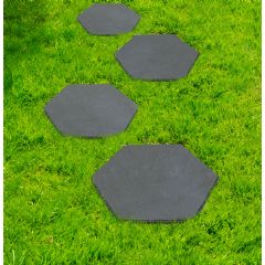 Greenfingers Recycled Rubber Hexagon Stomp Stone