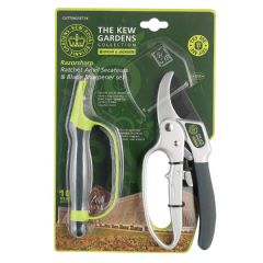 The Kew Gardens Collection Anvil Secateurs and Blade Sharpener Set