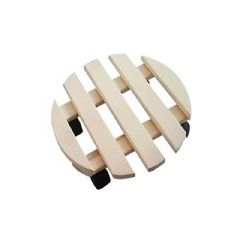 Greenfingers Wooden Plant Trolly - D35cm
