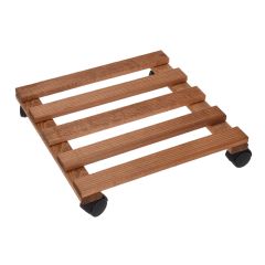 Greenfingers Wooden Plant Trolly - W35cm