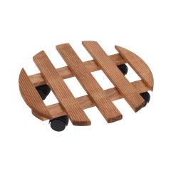 Greenfingers Wooden Plant Trolly - 35cm