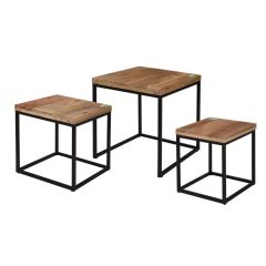 Ellister Wooden Nest of Tables