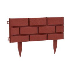 0.42m Greenfingers Brick Effect Edging - H17.5cm