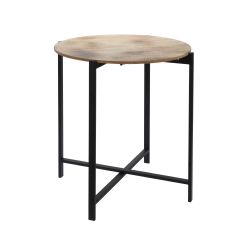 Ellister Metal Side Table - H52cm