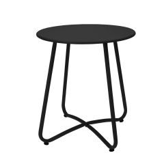 Ellister Black Side Table - H45cm