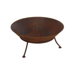 Terra Cast Iron Fire Bowl - Rust - 57cm diameter