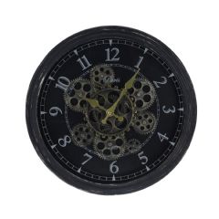 Ellister Rotating Cog Wall Clock - 37cm