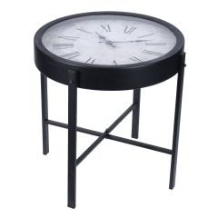 Ellister Clock Tea Table - Dia 40cm