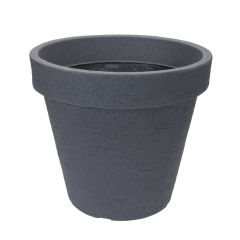 Greenfingers Stone Effect Planter - Light Grey - H35cm