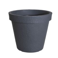Greenfingers Stone Effect Planter - Light Grey - H43cm