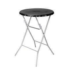 Ellister Bottletop Foldable Bar Table - Black - H115cm