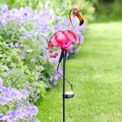 Smart Garden Solar Flamingo Stake Light