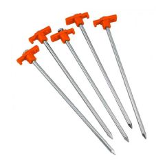 Redwood Heavy Duty Metal Tent Peg Set - 8pcs