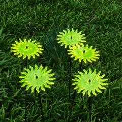 SunCatcher Sun Garden Stake Set - Yellow -15cm