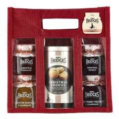 Mrs Bridges Christmas Selection In Large Jute Bag