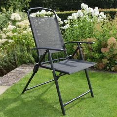 Ellister Siena 3 Position Recliner Chair - Black