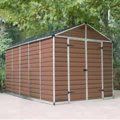 Palram Skylight Shed 8ft Range - Amber