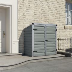 Palram Voyager Storage Cabinet - Dark Grey - W4ft.5 x H5ft