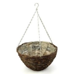 Apollo Willow Hanging Basket 14in