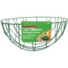 SupaGarden Hanging Basket 30cm/12in Green