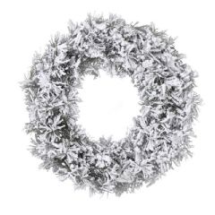 Kaemingk Snowy Toronto Wreath 50cm