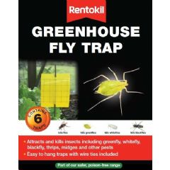 Rentokil Greenhouse Fly Trap - 6 Pack