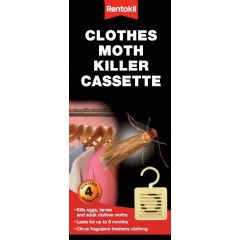 Rentokil Clothes Moth Killer Cassette Pack 4