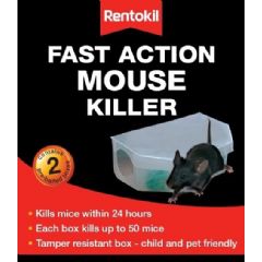 Rentokil Fast Action Mouse Killer - 2 Pack