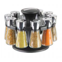 Cole & Mason Hudson Herb and Spice Rack - 10 Jars Filled