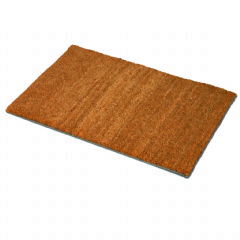 JVL Coir PVC Backed Door Mat - 70 x 40cm