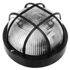 Elro 100W Bulkhead Light - Black