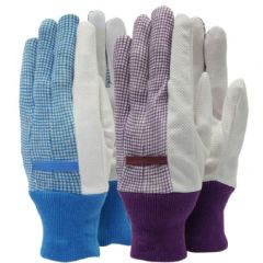 Town and Country Essentials Gingham Gloves Ladies Size M