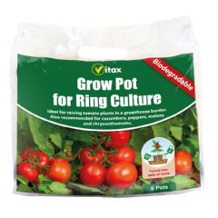Vitax Grow Pots For Ring Culture Pack 6