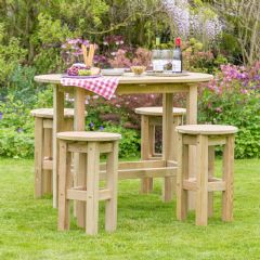 Zest 4 Leisure Bahama 4 Seater Dining Set