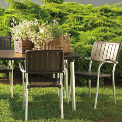 Europa Leisure Nardi Musa 6 Seater Dining Set - Coffee